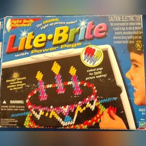 Vintage Lite-Brite with Power Pegs